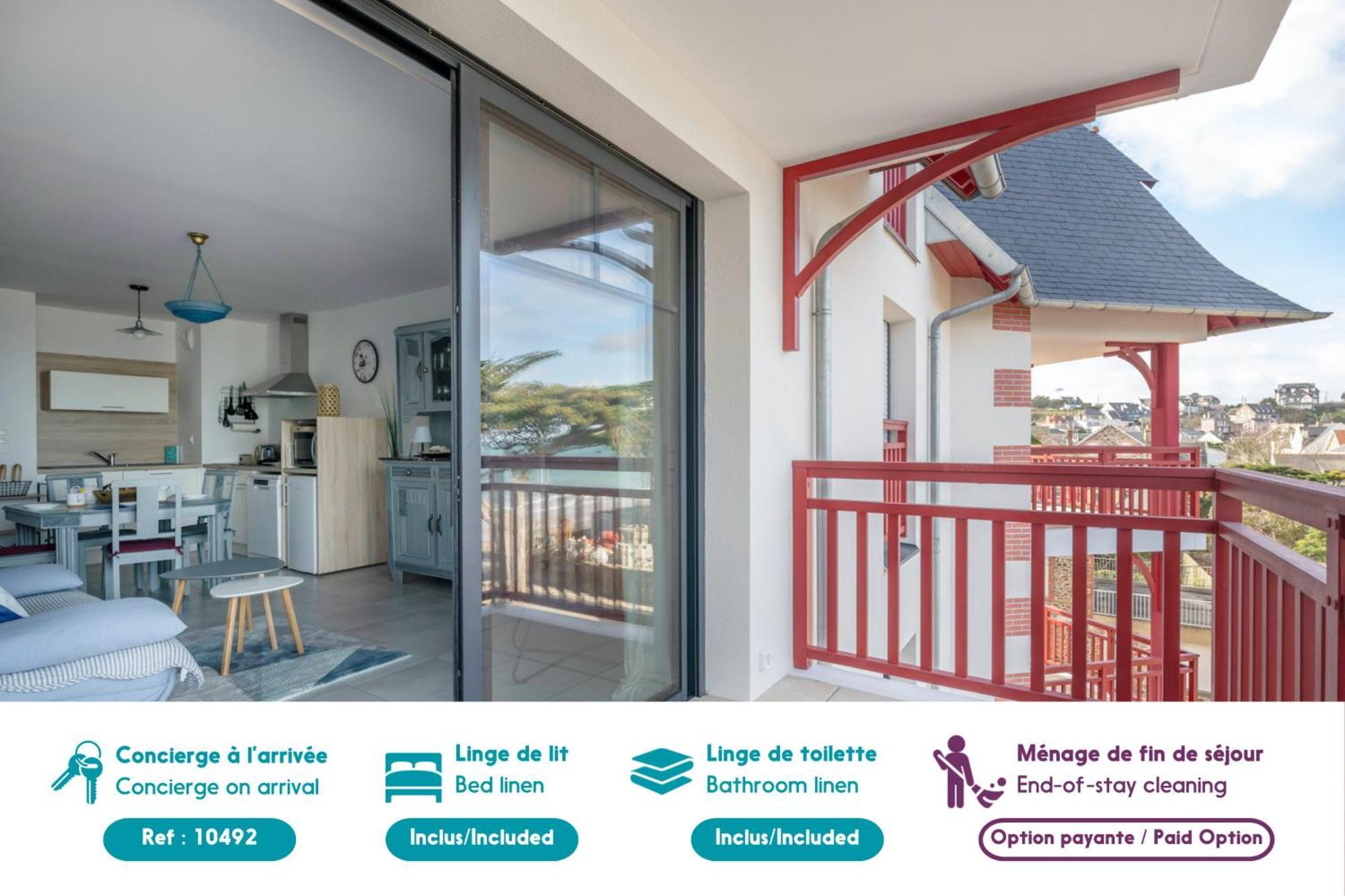 50M Plage, Appartement Vue Mer Pour 3 Pleneuf-Val-Andre Exterior photo